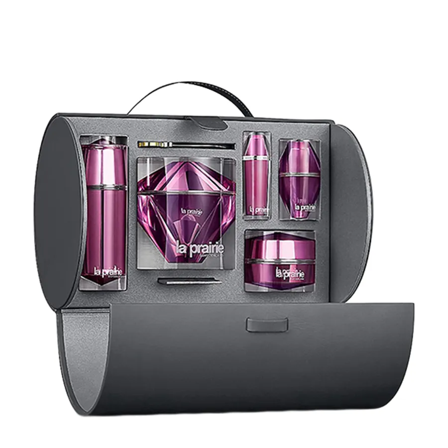 Mỹ phẩm La Prairie - Set Dưỡng Trẻ Hóa Da La Prairie Platinum Rare Haute-Rejuvenation 5-Piece Gift Set 5 Món - Vua Hàng Hiệu