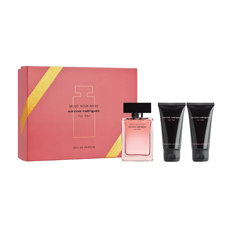 Narciso - Set Nước Hoa Nữ Narciso Rodriguez Narciso For Her Musc Noir Rose Eau De Parfum 3 Món - Vua Hàng Hiệu