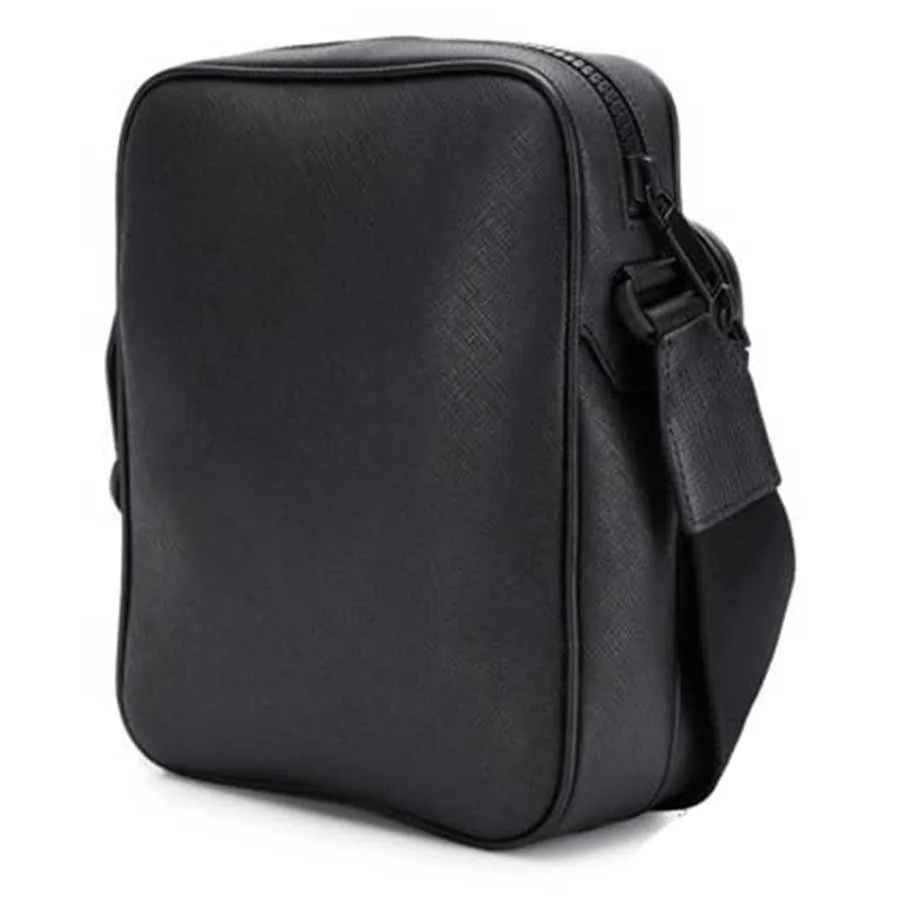 Mua Túi Đeo Chéo Nam Bally Canvas Shoulder Messenger Bag 62263 Màu Đen