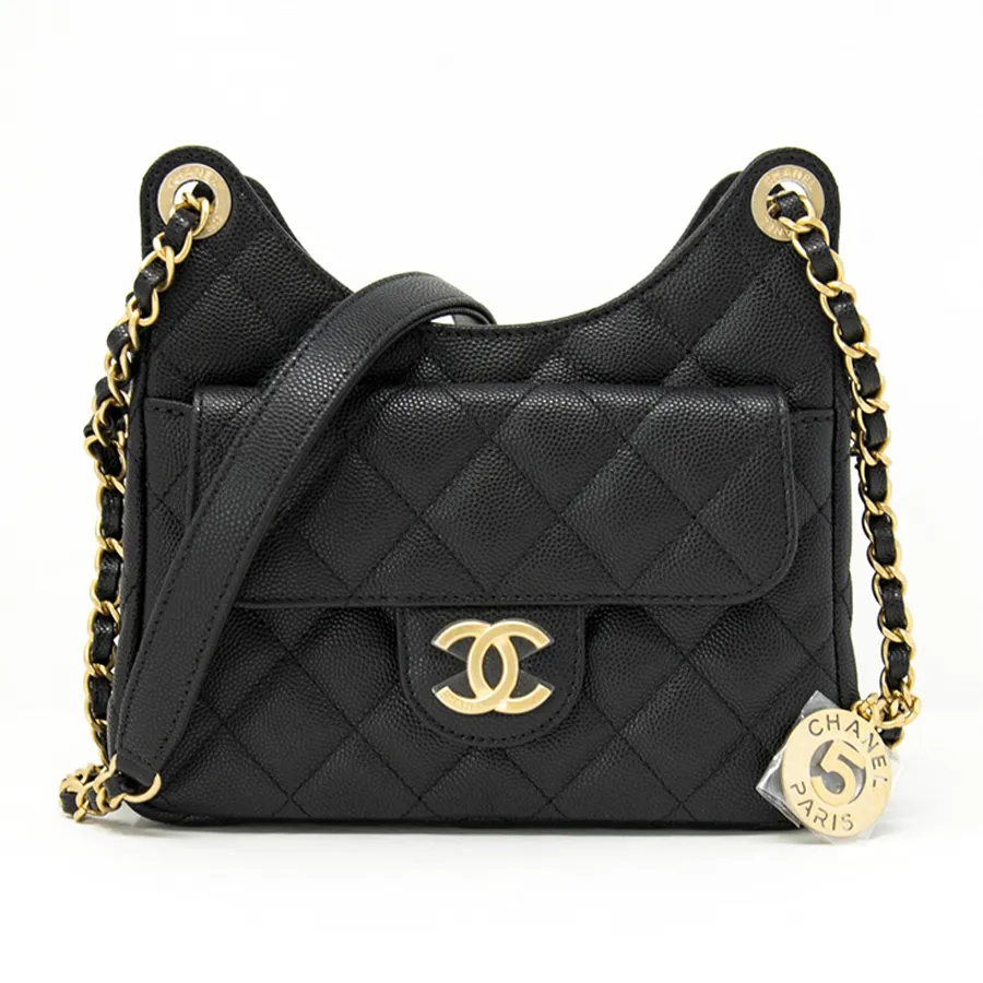 Chanel Classic Small Flap Bag in Black Lambskin with Gold Hardware  SOLD