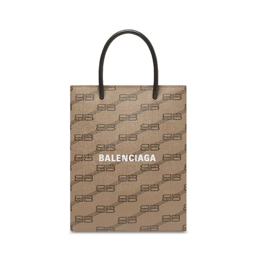 Túi xách Tây Ban Nha - Túi Tote Nữ Balenciaga Shopping Bag Monogram 693805210DA2762 Màu Nâu - Vua Hàng Hiệu