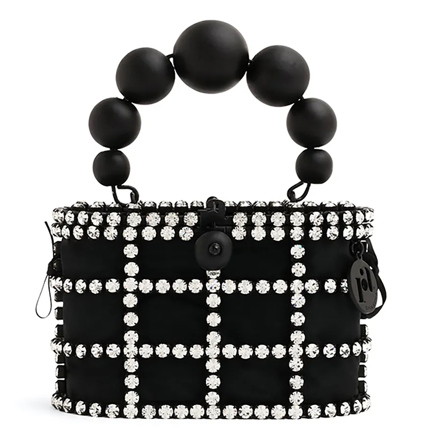Rosantica - Túi Xách Tay Nữ Rosantica Women’s Black Holli Crystal-embellished Mini Bag Màu Đen - Vua Hàng Hiệu