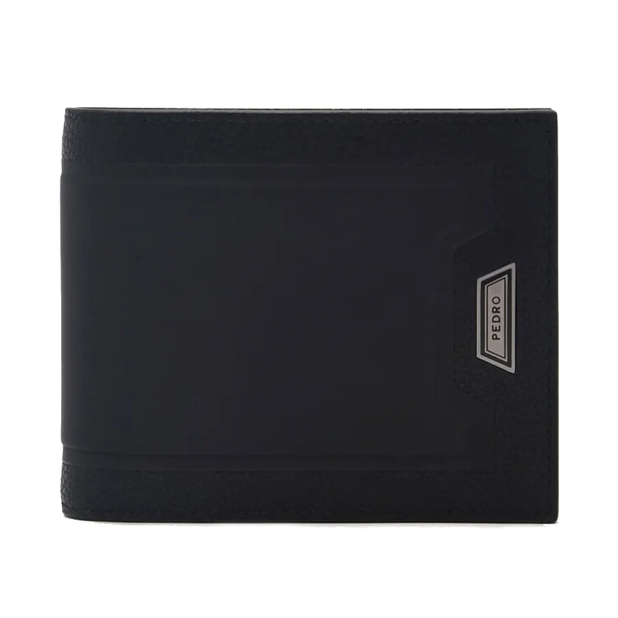 Ví Nam Pedro Embossed Leather Bi-Fold Flip Wallet 15940243 Màu Đen