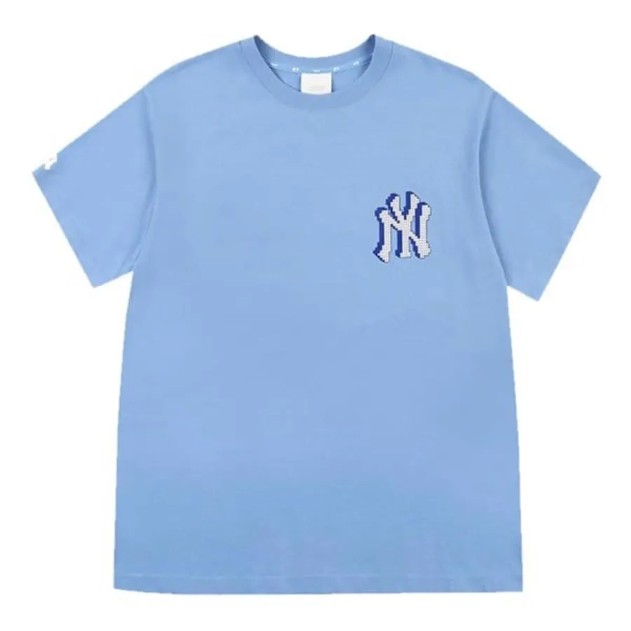 Thời trang MLB Xanh Blue - Áo Phông MLB Play Back Pixel Logo New York Yankees 31TSN5131-50S Tshirt Màu Xanh Blue Size S - Vua Hàng Hiệu