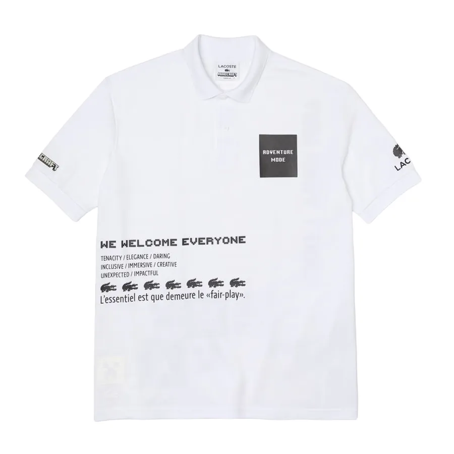 Lacoste Live Monogram Print Unisex T-Shirt Beige TH2752-00-PT2