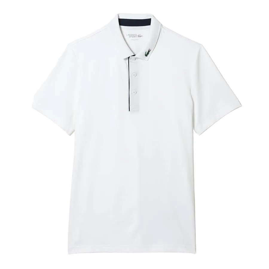 Áo Polo Nam Lacoste Men's Sport Jersey Golf DH3982-51 Màu Trắng Size 2