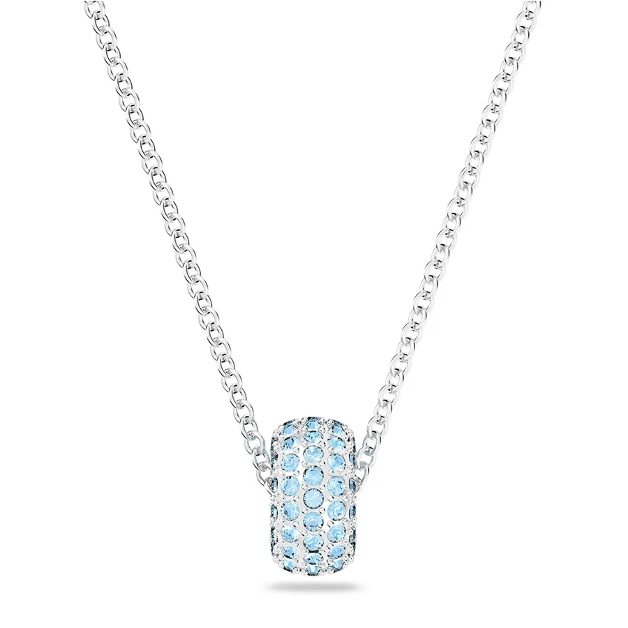 Dây Chuyền Nữ Swarovski Stone Pendant Blue, Rhodium Plated 5642886 Màu ...