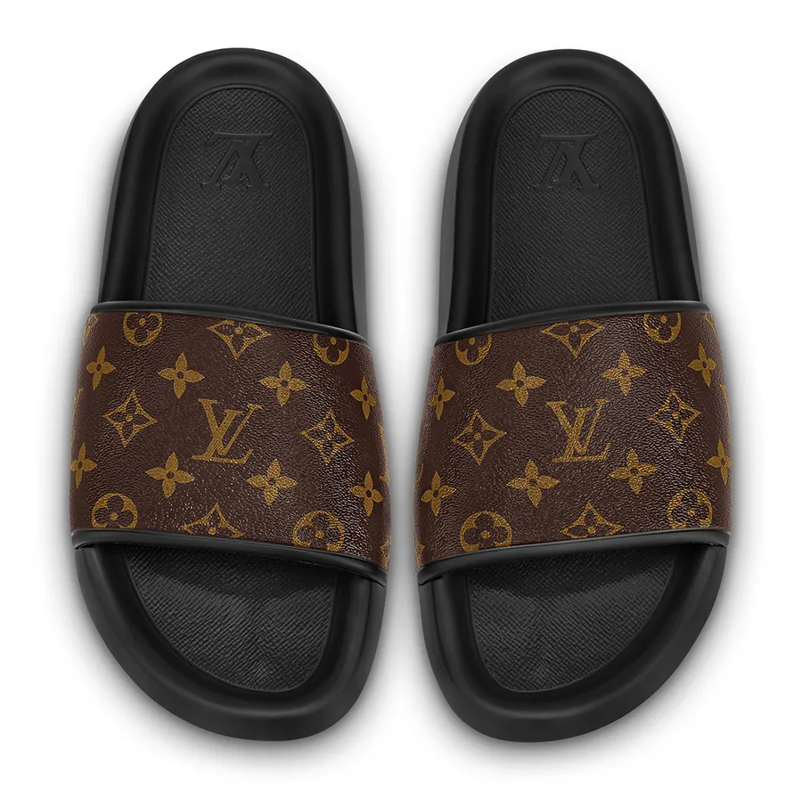Louis Vuitton Brown Monogram Canvas and Leather Flat Sandals Size 39 Louis  Vuitton  TLC