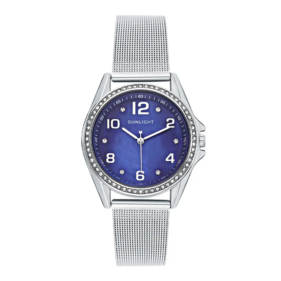 Đồng hồ - Đồng Hồ Nữ Sunlight Watches For Women 337338 Màu Xanh Blue Bạc - Vua Hàng Hiệu