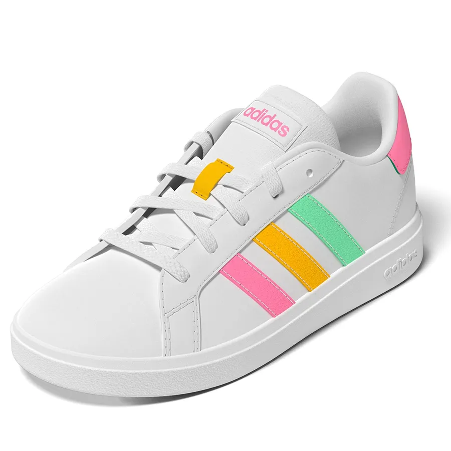 Giày Adidas Da & cao su - Giày Thể Thao Nữ Adidas Grand Court 2.0 White Multi-Color HP8910 Màu Trắng Size 35 - Vua Hàng Hiệu