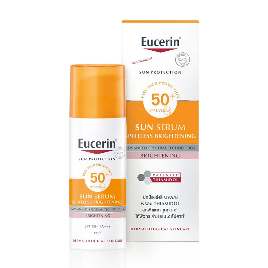 Kem Chống Nắng Eucerin Sun Serum Spotless Brightening SPF 50+ PA +++ 50ml