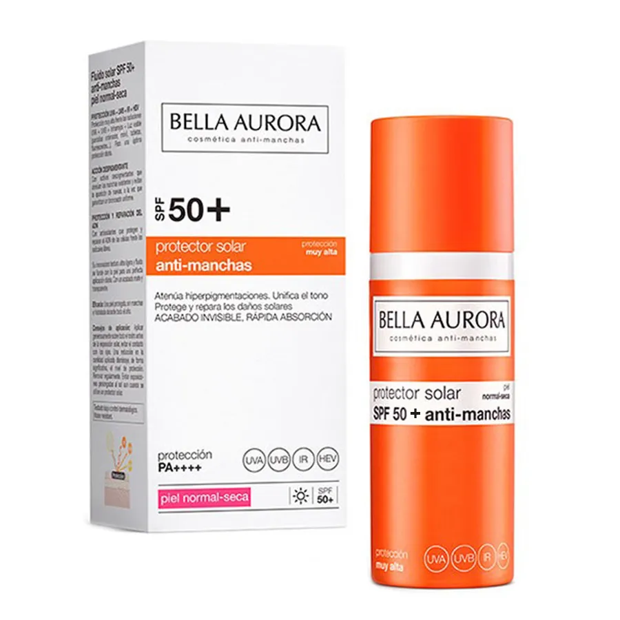 Kem Chống Nắng Ngừa Nám Bella Aurora Dark Spot Sunscreen Normal-Dry Skin SPF50+ 50ml