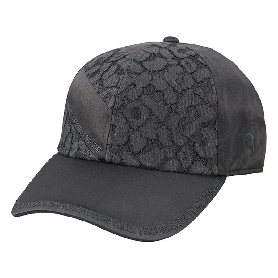 Mũ Nữ Le Coq Sportif Cap With Lace Ribbon QGCVJC05W Màu Đen
