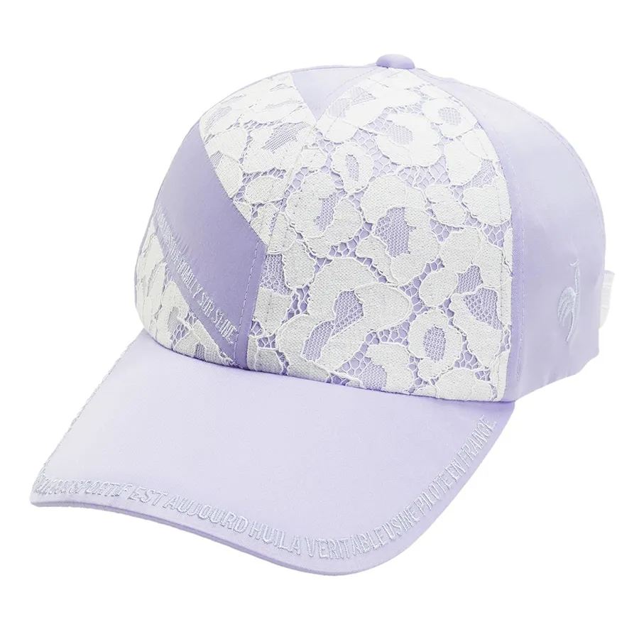 Mũ Nữ Le Coq Sportif Cap With Lace Ribbon QGCVJC05W Màu Tím Nhạt