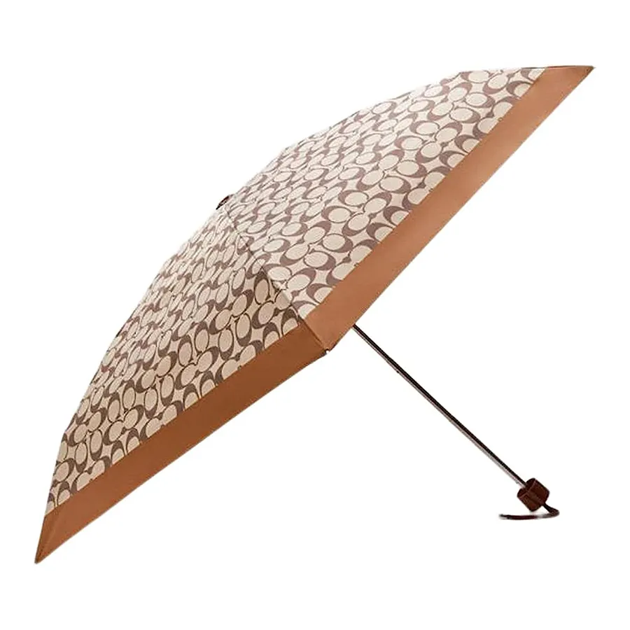 Ô - Dù - Ô Coach UV Protection Signature Mini Umbrella C4322 Màu Nâu - Vua Hàng Hiệu