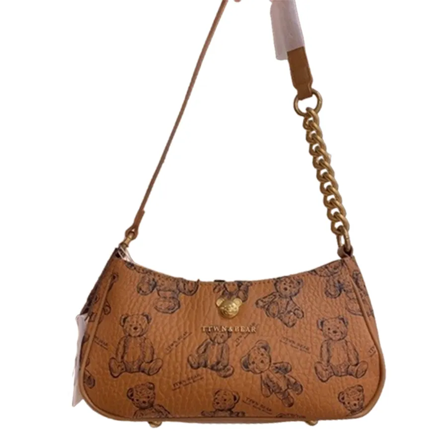 Túi Đeo Vai Nữ TTWN BEAR TN1783 2463 Màu Nâu Charm 10