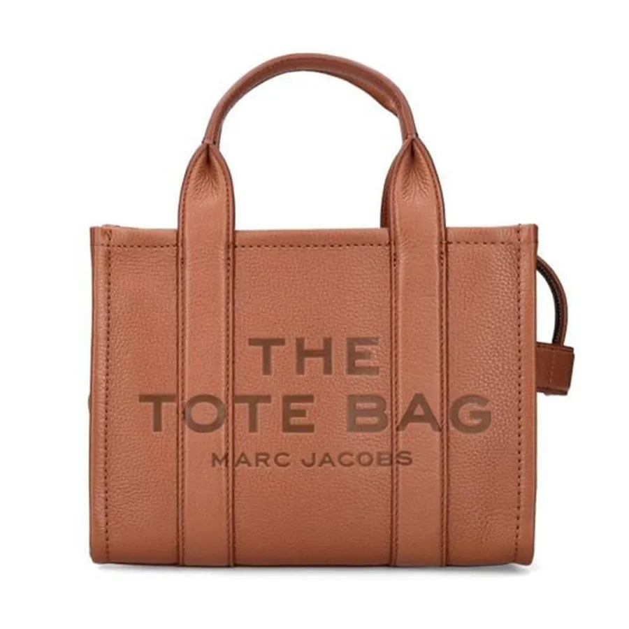 Túi xách Marc Jacobs - Túi Tote Nữ Marc Jacobs Women's Brown The Small Tote Leather Bag Màu Nâu - Vua Hàng Hiệu