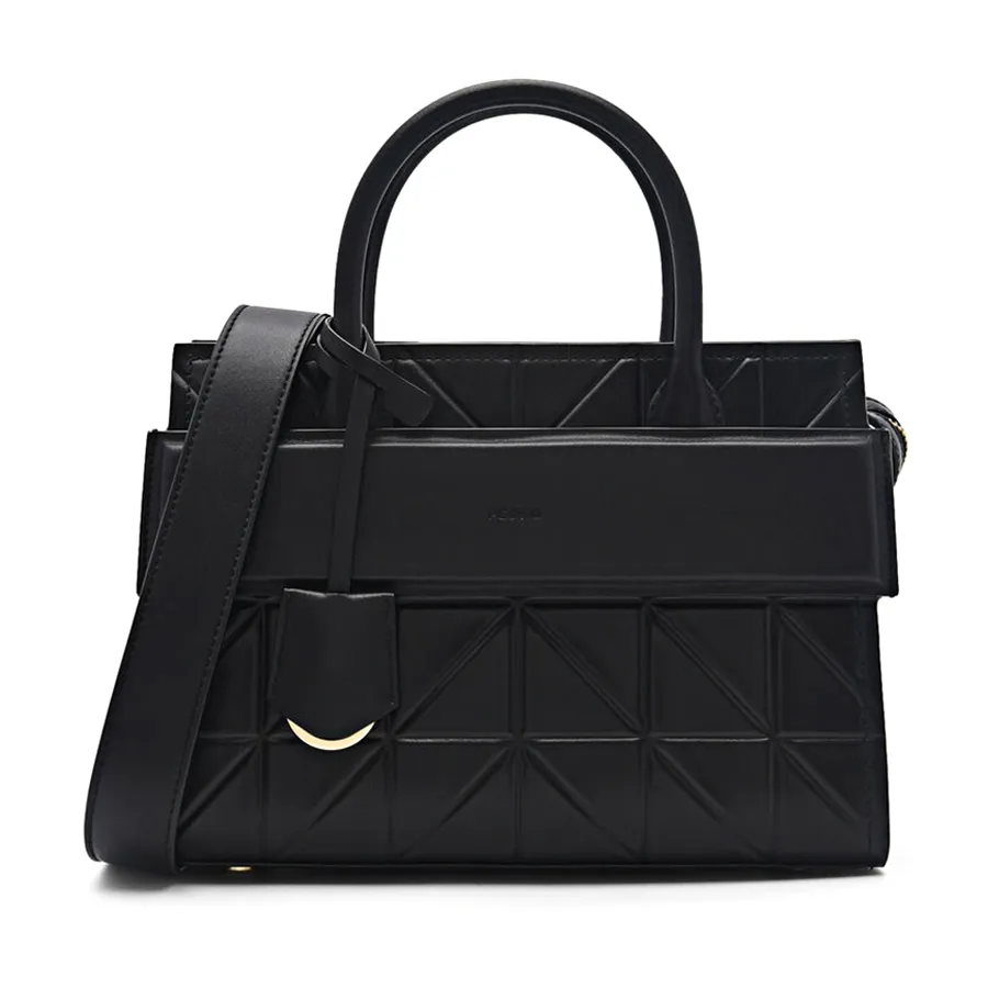 Túi xách - Túi Xách Nữ Pedro Studio Bella Leather Handbag In Pixel Black PW2-46390014 Màu Đen - Vua Hàng Hiệu