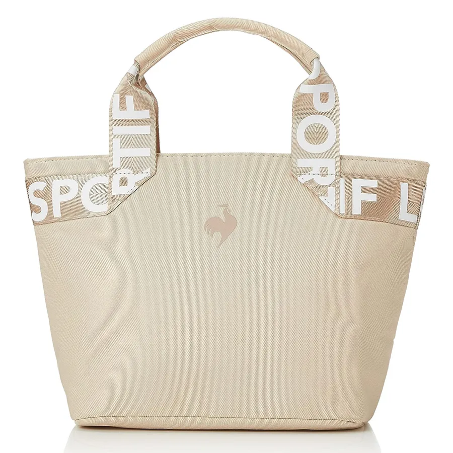 Túi Xách Tay Nữ Le Coq Sportif Golf Bag QQCTJA46 Màu Be Đặt Mua