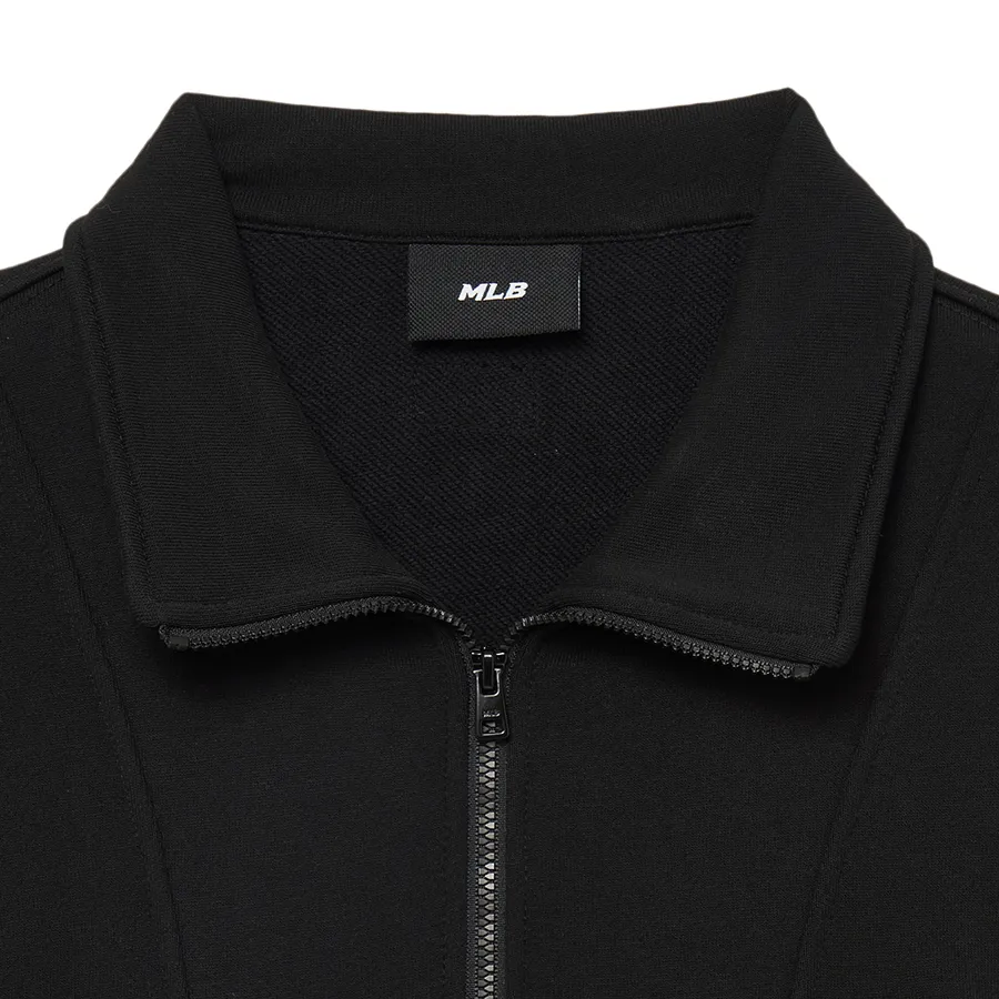 Áo Nỉ Sweater MLB Basic Small Logo Half Zip-up Overfit
