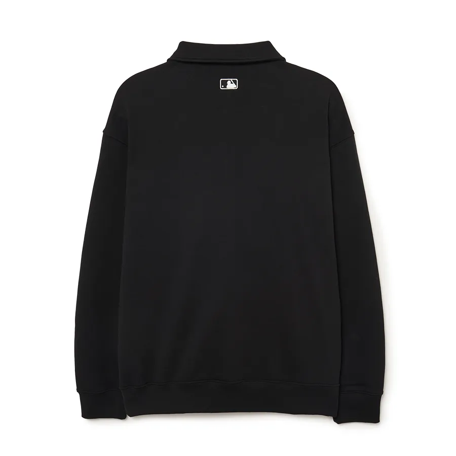 ☆MLB Korea☆ Basic Small Logo Overfit Half Zip Up Man to Ma Sweatshirts - MLB KOREA