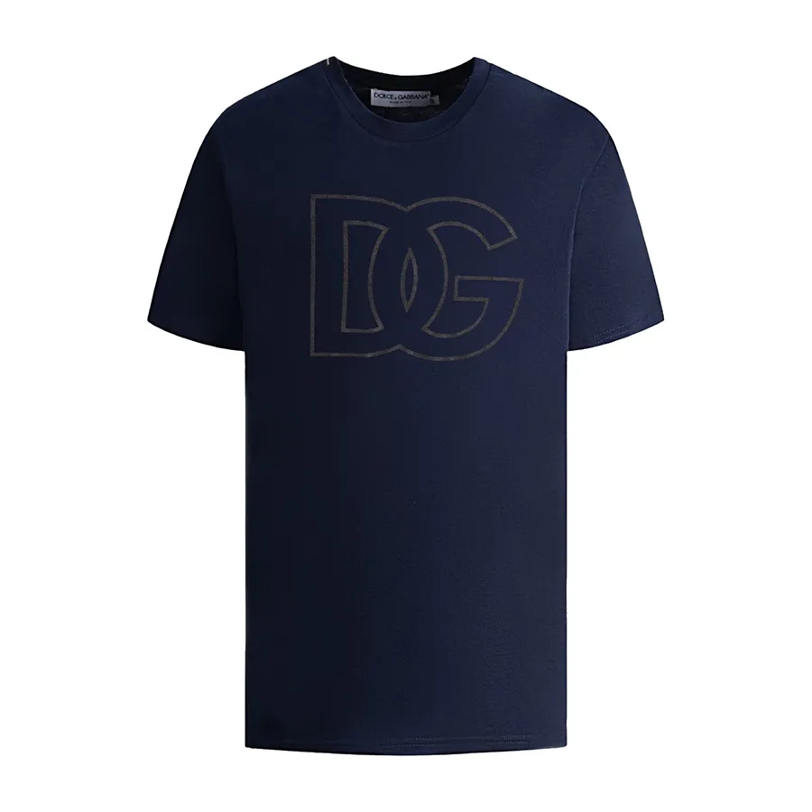 Dolce & Gabbana Xanh navy - Áo Phông Nam Dolce & Gabbana D&G T-Shirt G8QO0TG7I7J1 B0665 Màu Xanh Navy Size XS - Vua Hàng Hiệu