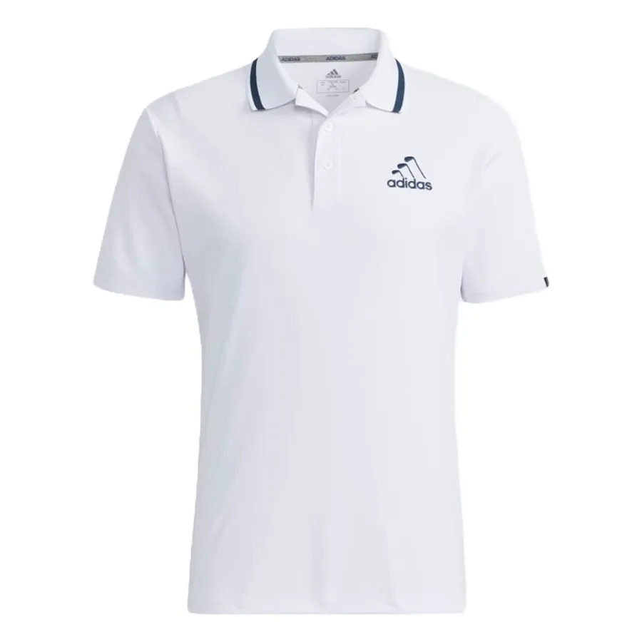 Thời trang Adidas 100%Polyester - Áo Polo Nam Adidas Iron Rod Logo Polo Shirt HA1324 Màu Trắng Size 2XL - Vua Hàng Hiệu