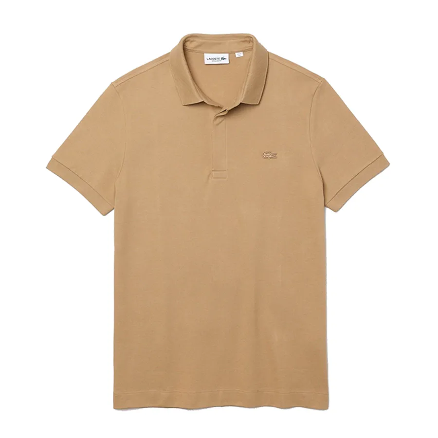 Áo Polo Nam Lacoste Men's Regular Fit Paris Shirt  PH5522 02S Màu Vàng Cát Size 5