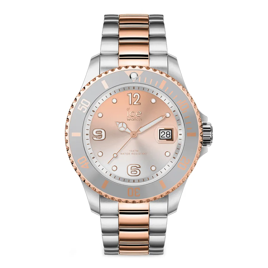 Đồng hồ Bỉ - Đồng Hồ Ice Watch Quartz Silver Pink Dial Two-tone Watch 016769 Màu Bạc Vàng Hồng - Vua Hàng Hiệu