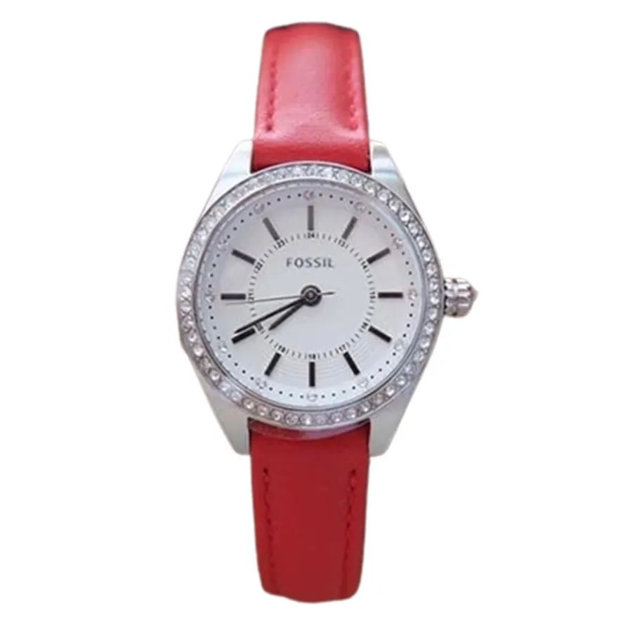 dong ho nu fossil mini white dial crystals red leather strap women s watch bq3144 mau do trang 64ef11ab53863 30082023165347