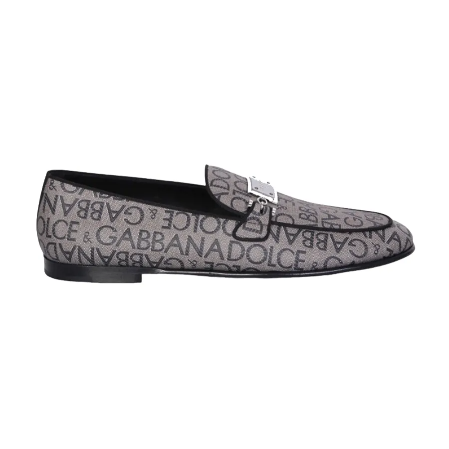 Giày Xám - Giày Lười Nam Dolce & Gabbana D&G A50516 AJ699 89875 Màu Xám Size 41 - Vua Hàng Hiệu