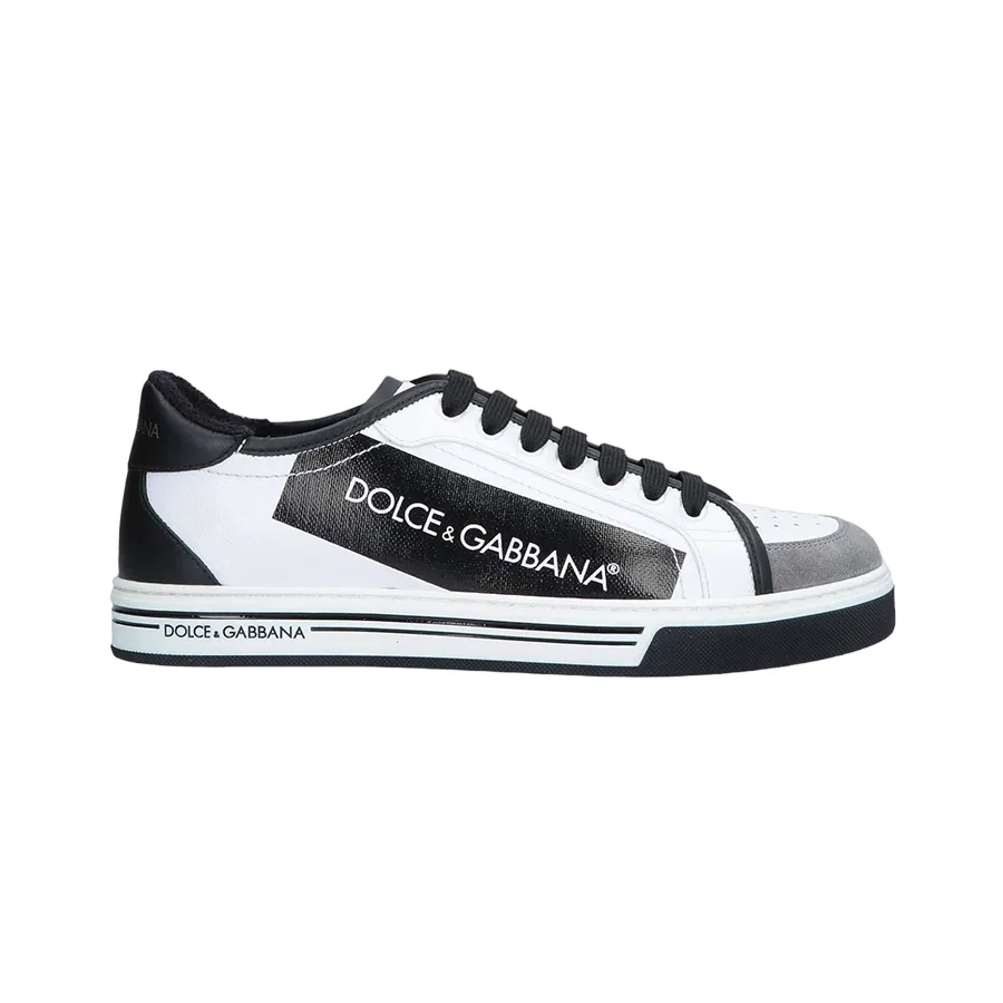 Dolce & Gabbana Đen trắng - Giày Sneaker Nam Dolce & Gabbana D&G CS1589 Màu Đen Trắng Size 39 - Vua Hàng Hiệu