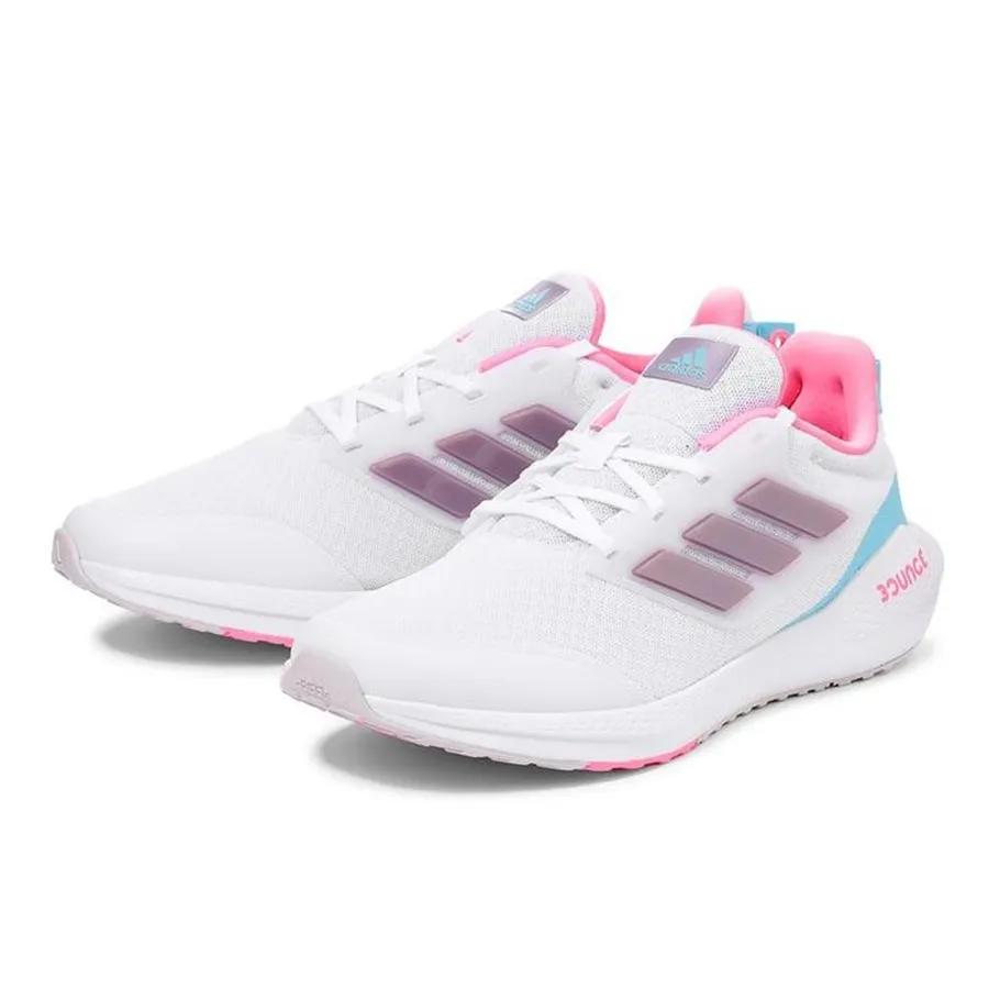 Adidas Vải lưới - Giày Thể Thao Adidas EQ21 Run 2.0 J HR1834 Màu Trắng Tím - Vua Hàng Hiệu