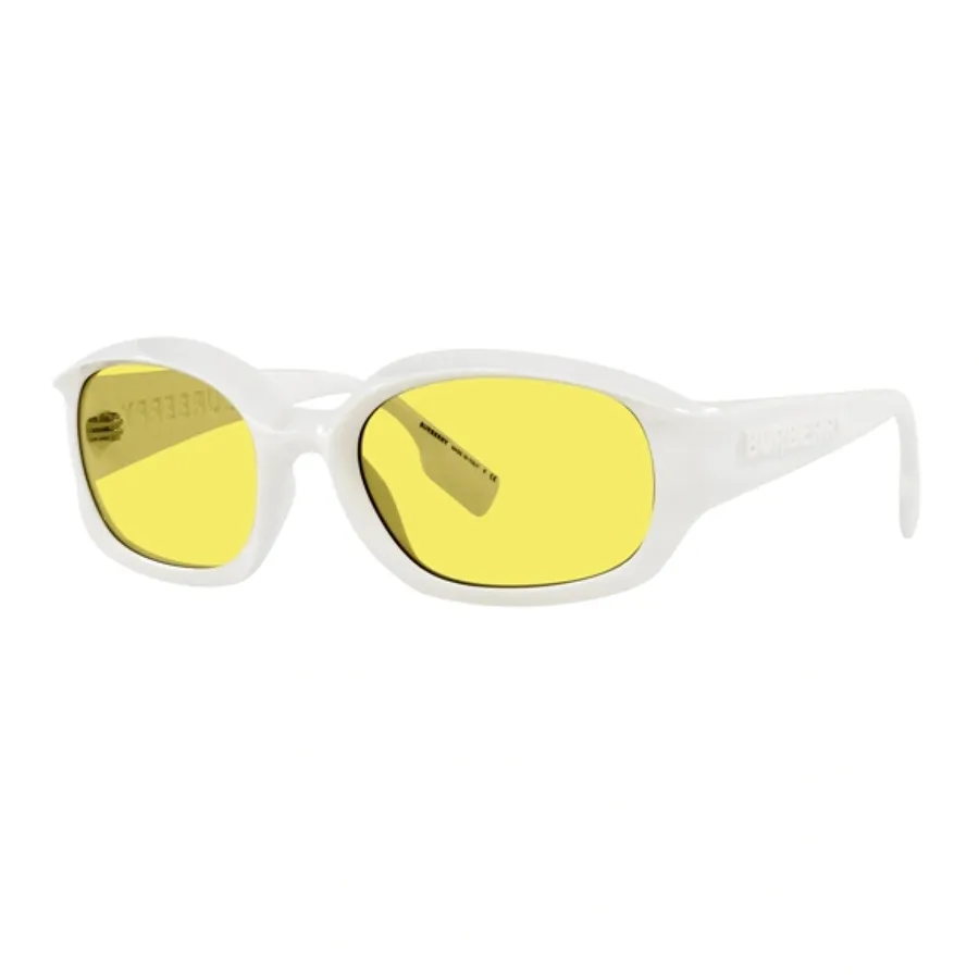 Kính mắt Burberry Có sẵn - Kính Mát Burberry BE 4338 Milton 300785 White Sunglasses Màu Trắng - Vua Hàng Hiệu