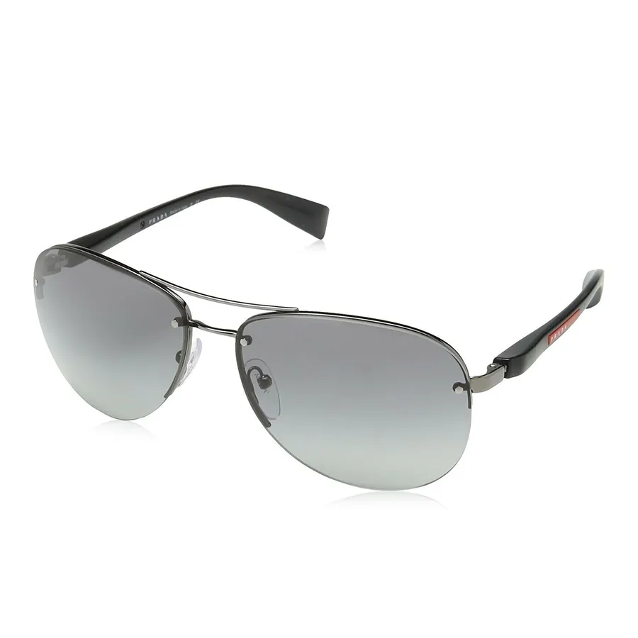 Kính Mát Nam Prada&nbsp;Linea Rossa Gunmetal Sunglasses PS 56MS 5AV3M1 Màu Xám