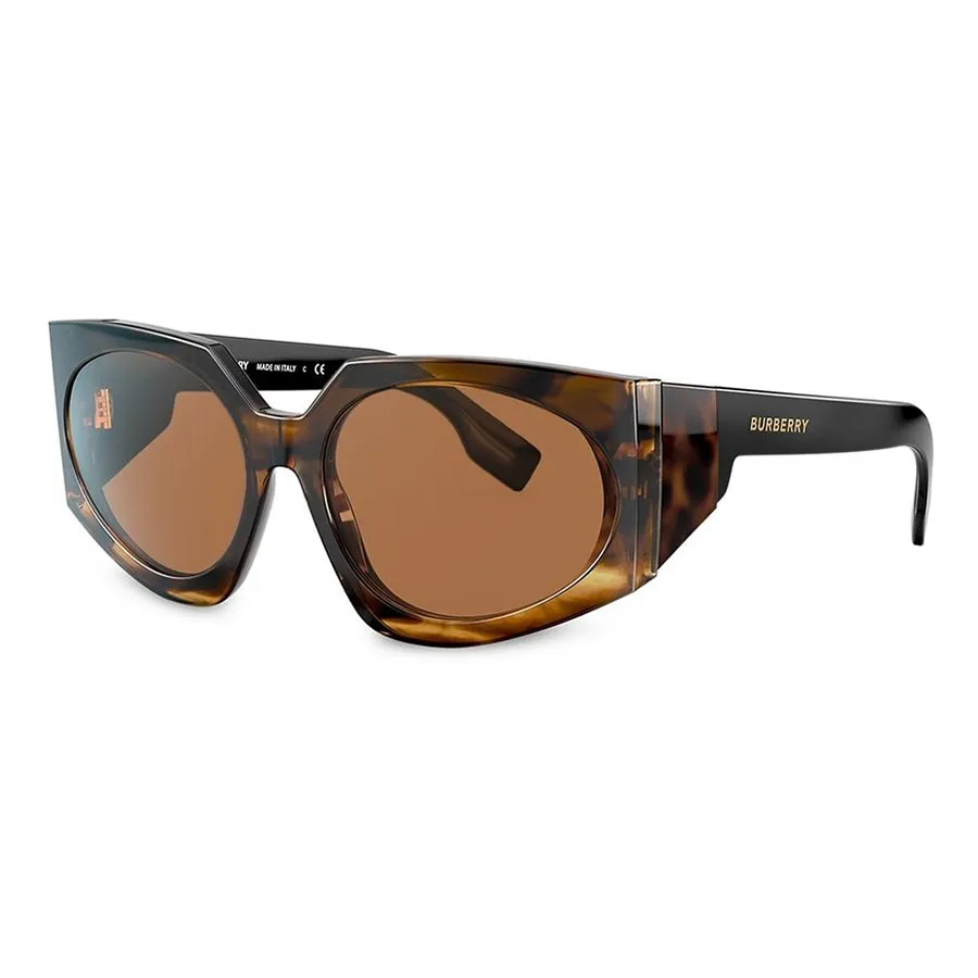 Kính mắt Burberry Có sẵn - Kính Mát Nữ Burberry Brown Sunglasses BE 4306-384373 Màu Nâu - Vua Hàng Hiệu