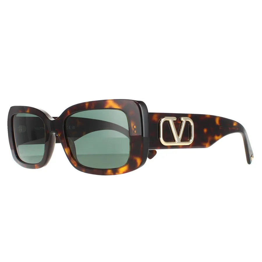 Valentino - Kính Mát Nữ Valentino VA4108 500271 Eye Sunglasses Màu Xanh/ Havana - Vua Hàng Hiệu
