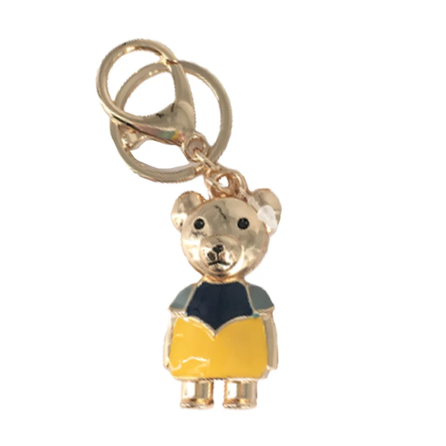 Móc Khóa Charm TTWN BEAR Bear Màu Xanh Vàng