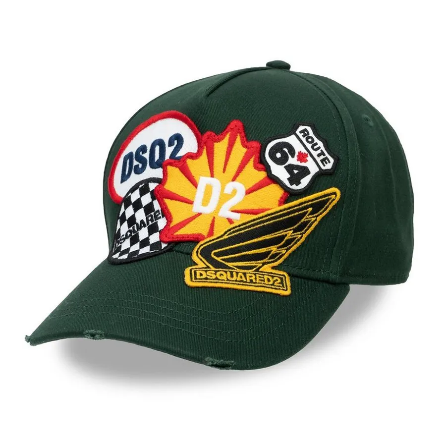 Mũ nón Xanh rêu - Mũ Dsquared2 Baseball Cap DSQ2 BCM0280 Màu Xanh Rêu - Vua Hàng Hiệu