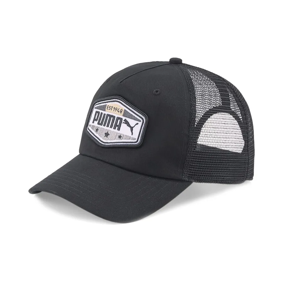 Mũ nón Puma Đen - Mũ Puma Essentials Trucker Hat 024046 Màu Đen - Vua Hàng Hiệu