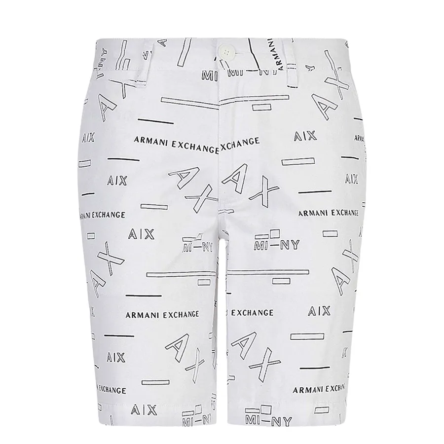 Quần Short Nam Armani Exchange 6LZS01ZN24Z121BD Màu Trắng Size 28