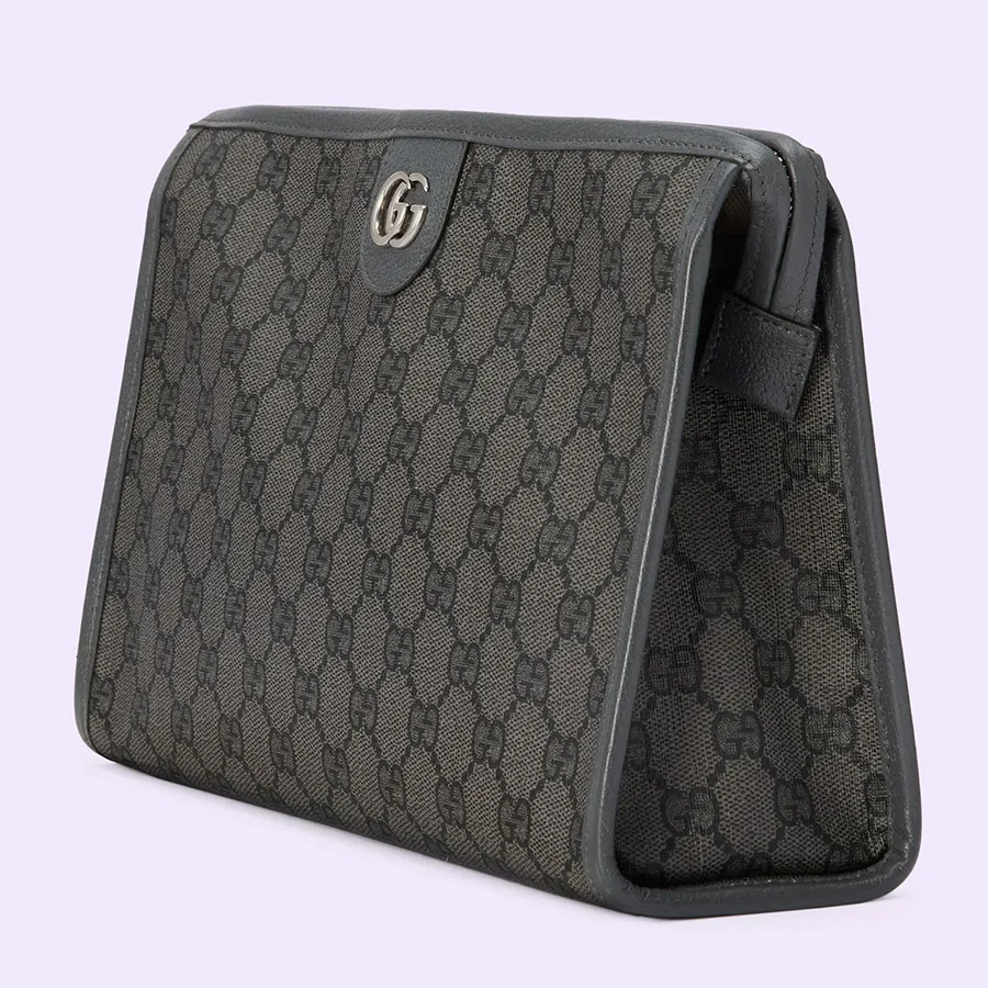 Mua Túi Cầm Tay Nam Gucci GG Trousse De Toilette Ophidia Gray Cluch Màu ...