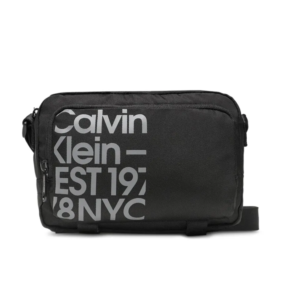 Túi xách Calvin Klein - Túi Đeo Chéo Nam Calvin Klein CK Recycled Crossbody Bag K50K510382_0GJ Màu Đen - Vua Hàng Hiệu