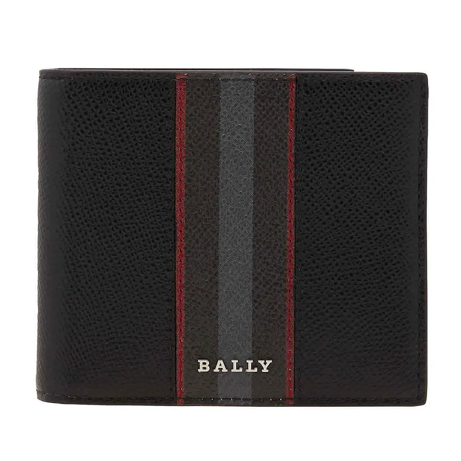 Bally - Ví Nam Bally Men's Brasai Leather Wallet In Black 603743 Màu Đen - Vua Hàng Hiệu