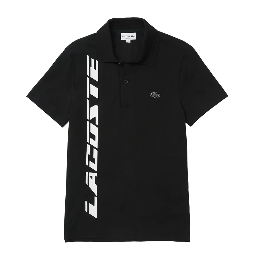 Áo Polo Nam Lacoste Regular Fit Branded Piqué Polo PH9643 031 Màu Đen Size 3