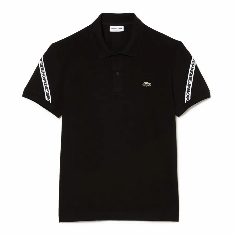 Áo Polo Nam Lacoste Regular Fit Stretch Mini Piqué PH9528 031 Màu Đen