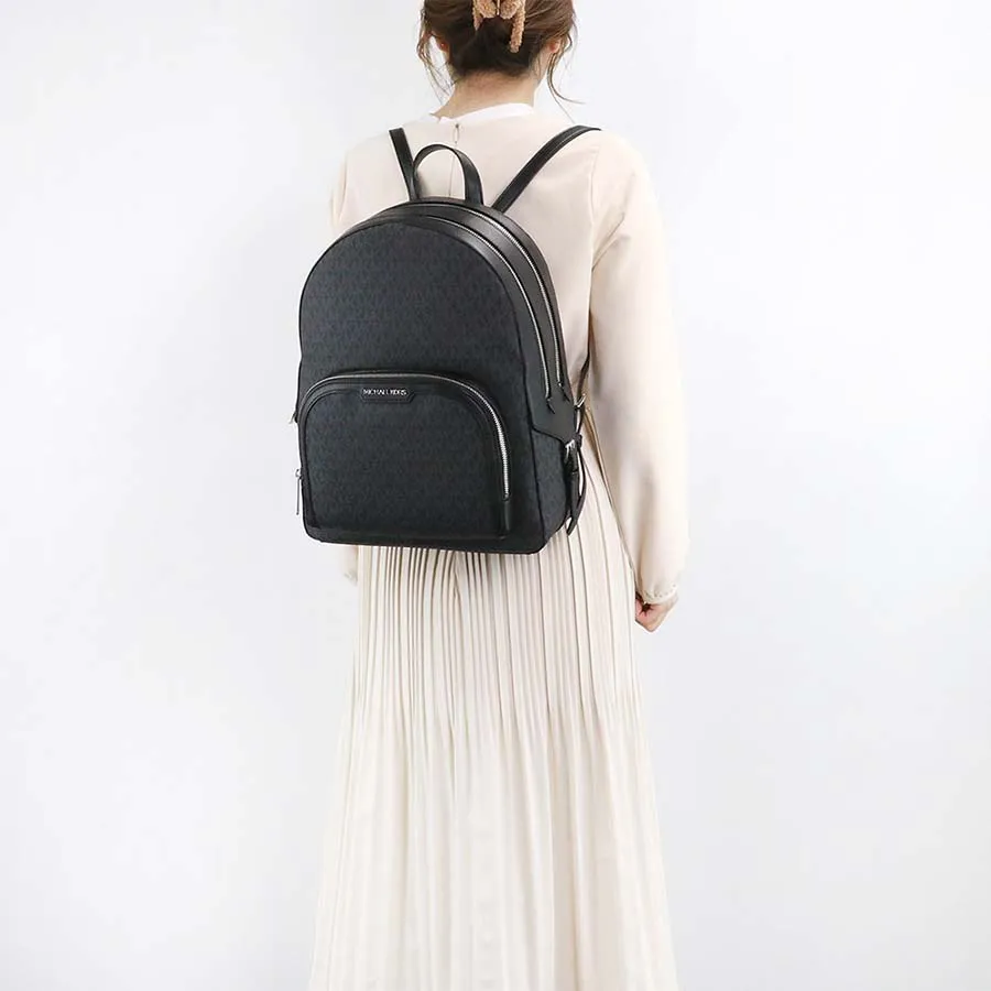 Ba L Michael Kors Abbey Medium Backpack Jaycee Medium Logo Backpack In  BROWN Sale Michael Kors [