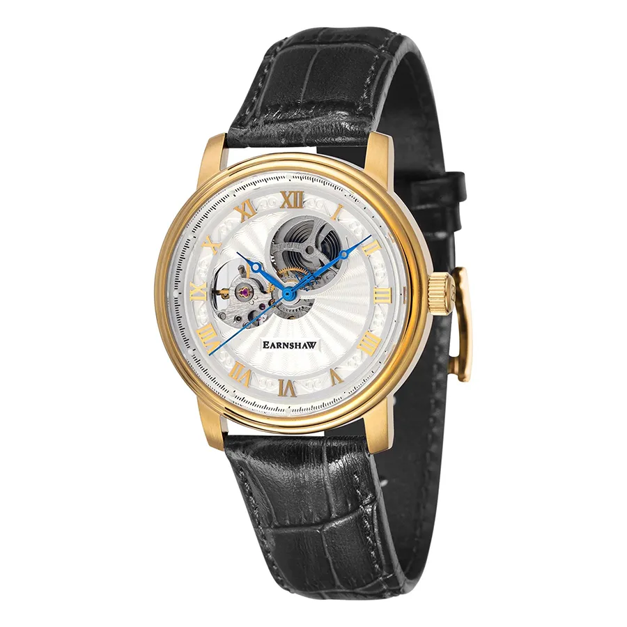 Đồng hồ Anh - Đồng Hồ Nam Thomas Earnshaw Westminster Mechanical Men's Watch ES-8097-02 Màu Đen - Vua Hàng Hiệu