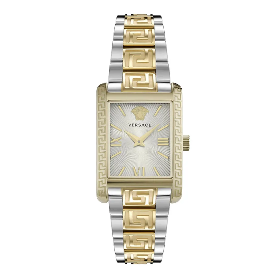 Đồng Hồ Nữ Versace Tonneau Watch VE1C00621 Màu Vàng Bạc Vua