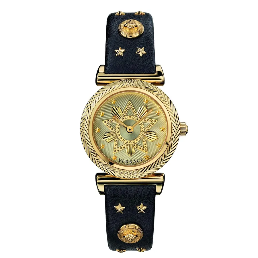 Đồng Hồ Nữ Versace  V-Motif Western Watch VERE014 19 Màu Đen/Vàng 35mm